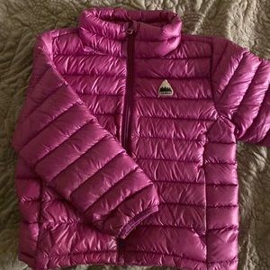 Purple kids Burton winter jacket